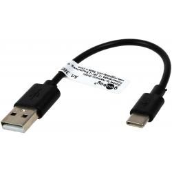 goobay USB C Lade- u. Synchronisationskabel pro Geräte mir USB C Anschluss, 0,1m, Schwarz originál