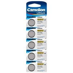 knoflíková baterie CR2016 5ks v balení - Camelion