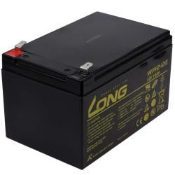 KungLong olověná baterie WP12-12E Vds s 6,3mm Faston hluboký cyklus