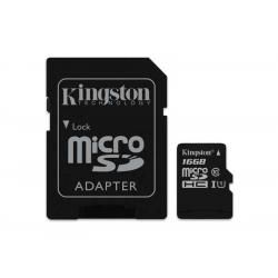paměťová karta Kingston microSDHC 16GB blistr Class 10
