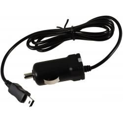 Powery auto-kabel s integr. TMC-Antenne 12-24V pro Navigon 42 Easy s Mini-USB