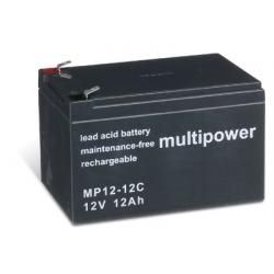 Powery olověná baterie multipower MP12-12C cyklický provoz