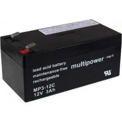 Powery olověná baterie multipower MP3-12C cyklický provoz