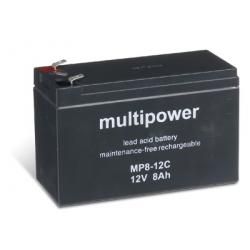 Powery olověná baterie multipower MP8-12C cyklický provoz