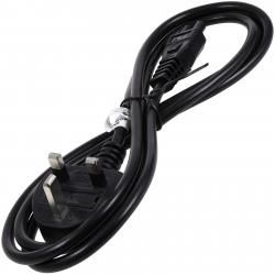 UK 3-pin Anschluss kabel, UK-konektor Typ C, 1,8m černá