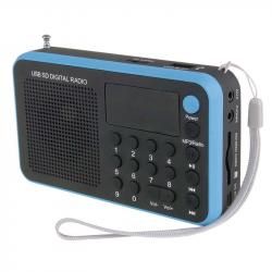 USB rádio EMGO 1505W, modrá