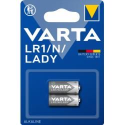 Varta baterie alkalická, LR1 N LADY 1.5V 2ks balení originál