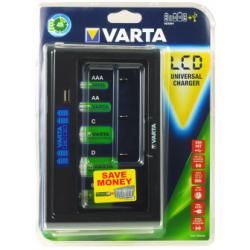 Varta univerzální nabíječka s LCD USB 100-240V pro AA / AAA / C / D & 9V baterie originál